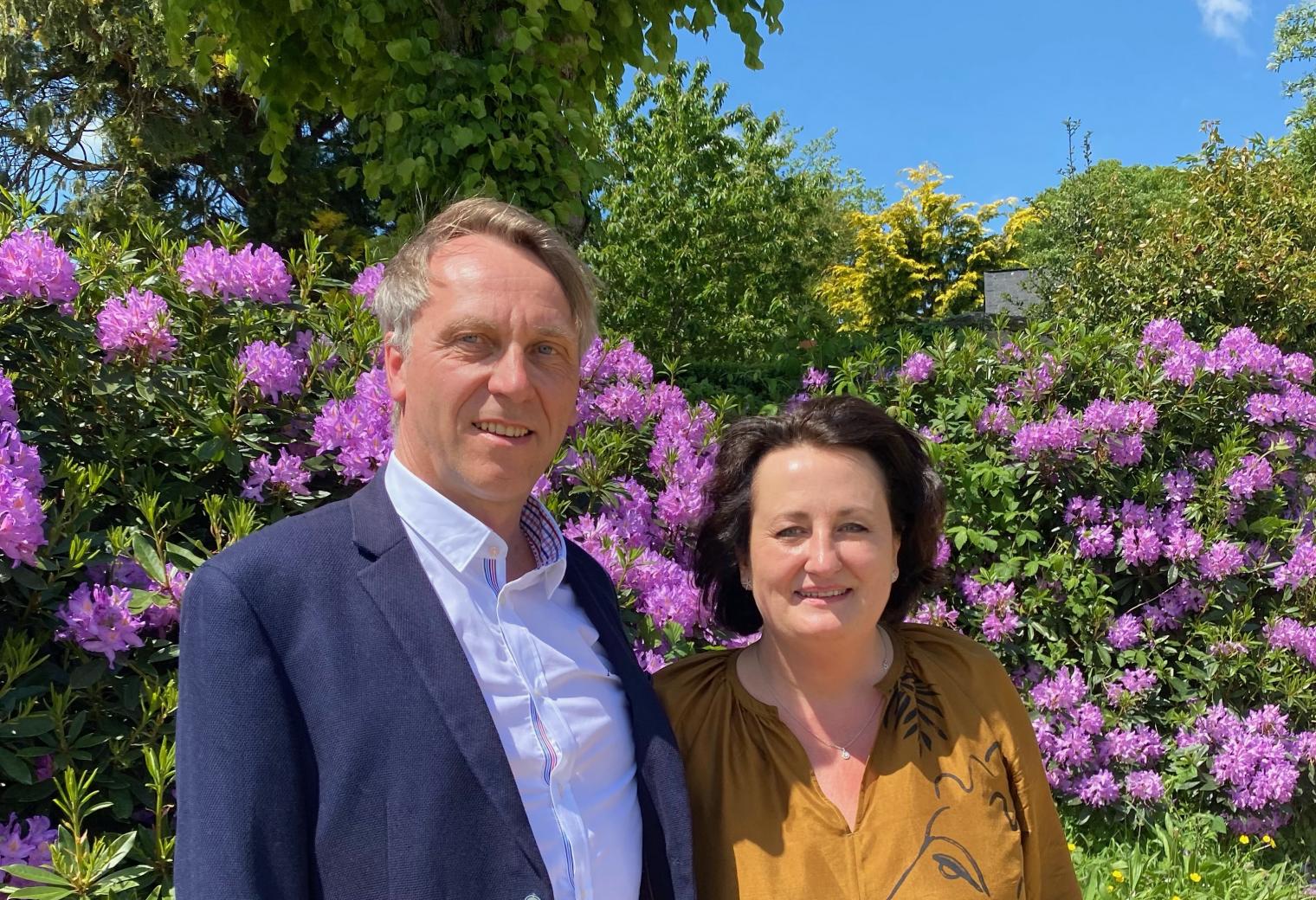 Christophe LEVARD, président, et Anne FERCOQ-LE GUEN, vice-présidente