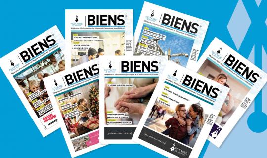 Magazine BIENS des notaires bretons _ informations juridiques et petites annonces immobilières