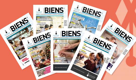 Magazine BIENS des notaires bretons _ informations juridiques et petites annonces immobilières
