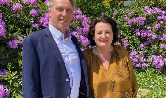 Christophe LEVARD, président, et Anne FERCOQ-LE GUEN, vice-présidente