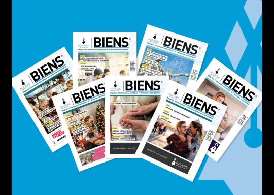 Magazine BIENS des notaires bretons _ informations juridiques et petites annonces immobilières