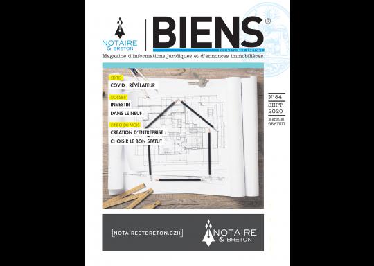 Magazine BIENS des notaires bretons _ Septembre 2020