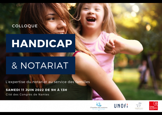 Colloque handicap et notariat