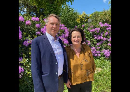 Christophe LEVARD, président, et Anne FERCOQ-LE GUEN, vice-présidente