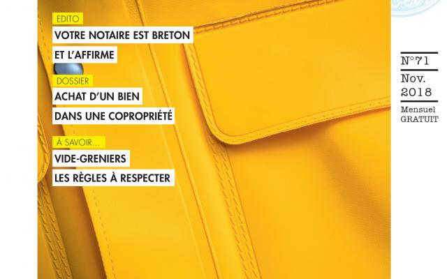 Magazine BIENS novembre 2018 _ notaires bretons